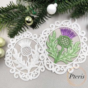 FSL Thistle Free Standing Lace Embroidery Design