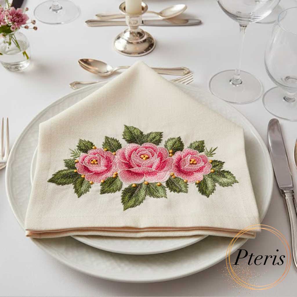 Pink-Roses-Machine-Embroidery-Design
