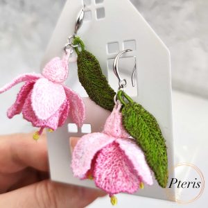 FSL 3D Fuchsia Flower - Freestanding Lace Machine Embroidery Set