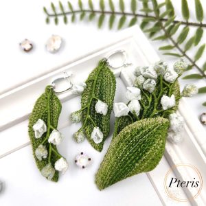 FSL 3D Lily of the Valley Embroidery Design - Freestanding Lace Set