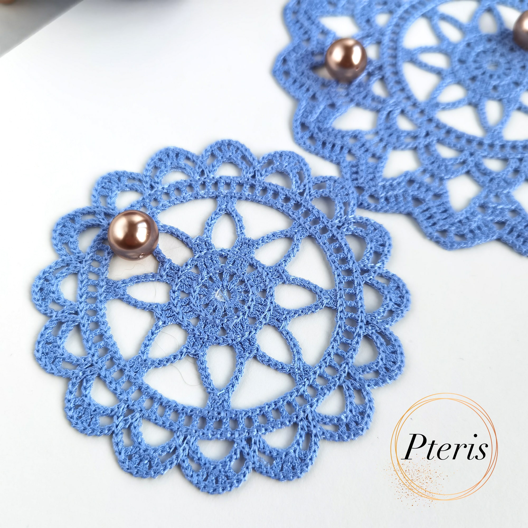 FSL Crochet Style Coaster & Doily - Freestanding Lace Embroidery Design Set - Image 4